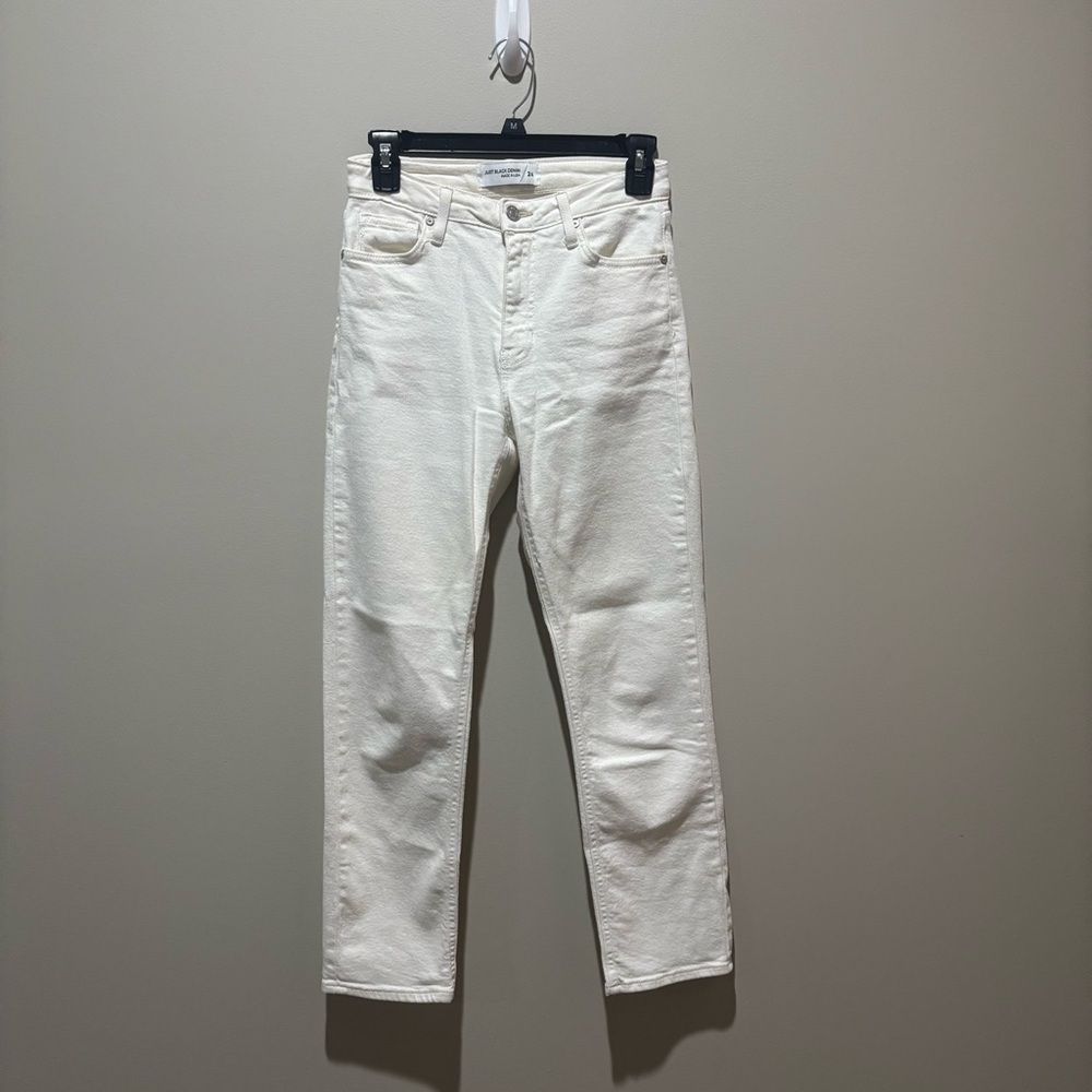 Just Black Denim Off-White Jeans